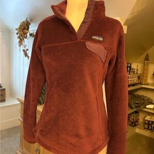 Patagonia Maroon Fleece Pullover